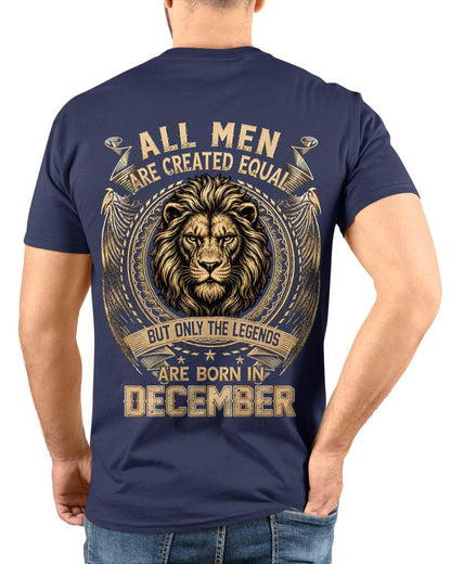 DECEMBER BORN LEGEND SHIRT – LION KING - FOR MAN - TLEE12 (SKU2606-177-12)