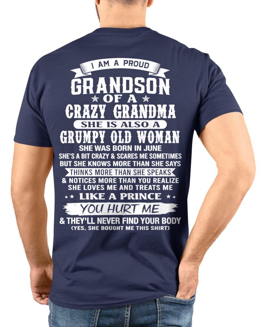 JUNE - GRANDSON OF A CRAZY GRANDMA - FROM GRANDMA - TLEE06 (SKU2606-274-06)