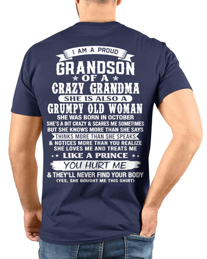 OCTOBER - GRANDSON OF A CRAZY GRANDMA - FROM GRANDMA - TLEE10 (SKU2606-274-10)