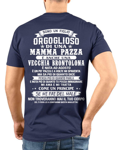 AGOSTO / FIGLIO DI UNA MAMMA PAZZA - REGALO DA MAMMA  - TLEE08 (SKU2606-204-08)