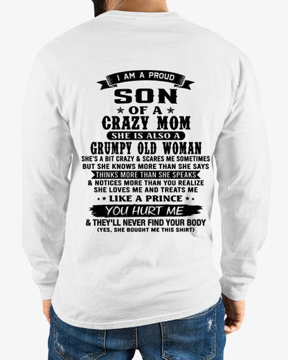MY MOM IS CRAZY BUT SHE LOVES ME - FROM MOM - TLEE00 (SKU2606-354-00)
