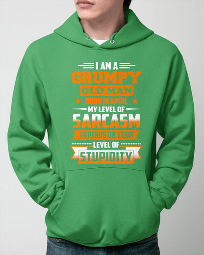 APRIL GRUMPY OLD MAN SHIRT - FOR MAN - TLEE04 (SKU2605-128-04)