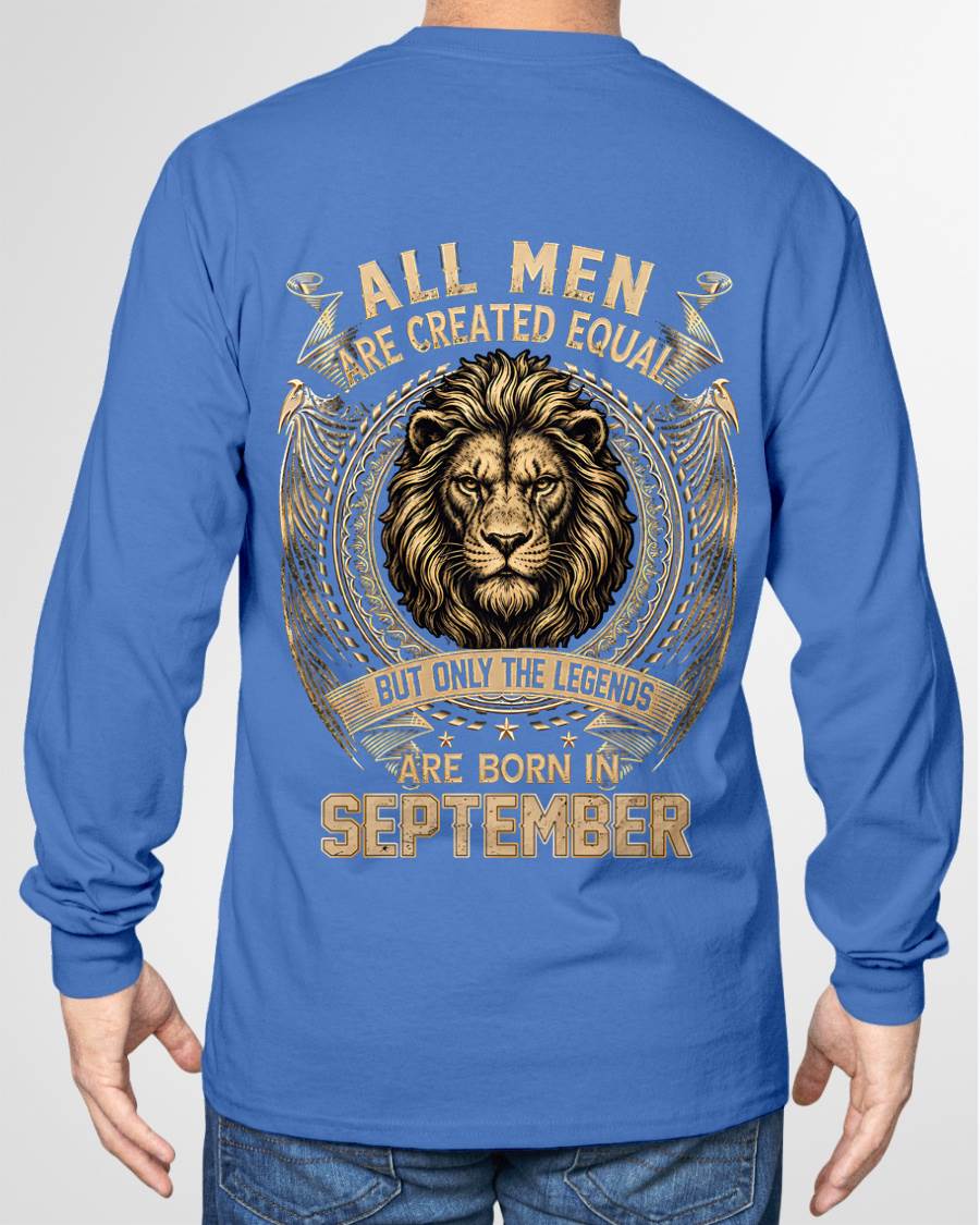 SEPTEMBER BORN LEGEND SHIRT – LION KING - FOR MAN - TLEE09 (SKU2606-177-09)