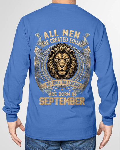 SEPTEMBER BORN LEGEND SHIRT – LION KING - FOR MAN - TLEE09 (SKU2606-177-09)