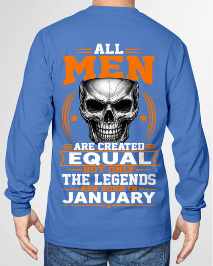 JANUARY BORN – NOT JUST MEN, BUT LEGENDS - FOR MAN - TLEE01 (SKU2604-310-01)