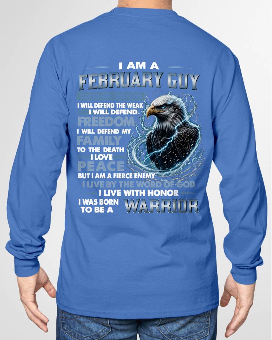 FEBRUARY GUY – DEFENDER OF FREEDOM - FOR MAN - TLEE02 (SKU2607-272-02)