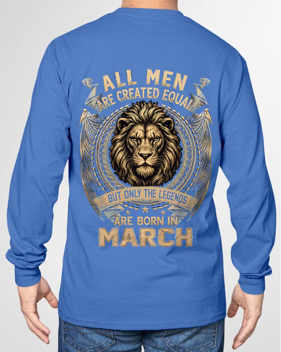 MARCH BORN LEGEND SHIRT – LION KING - FOR MAN - TLEE03 (SKU2606-177-03)