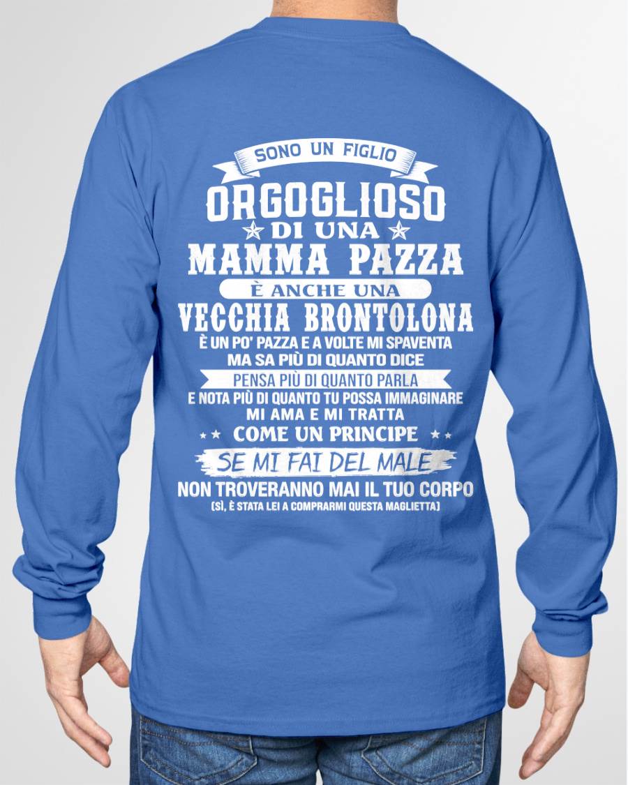 FIGLIO DI UNA MAMMA PAZZA - REGALO DA MAMMA  - TLEE00 (SKU2606-204-00)