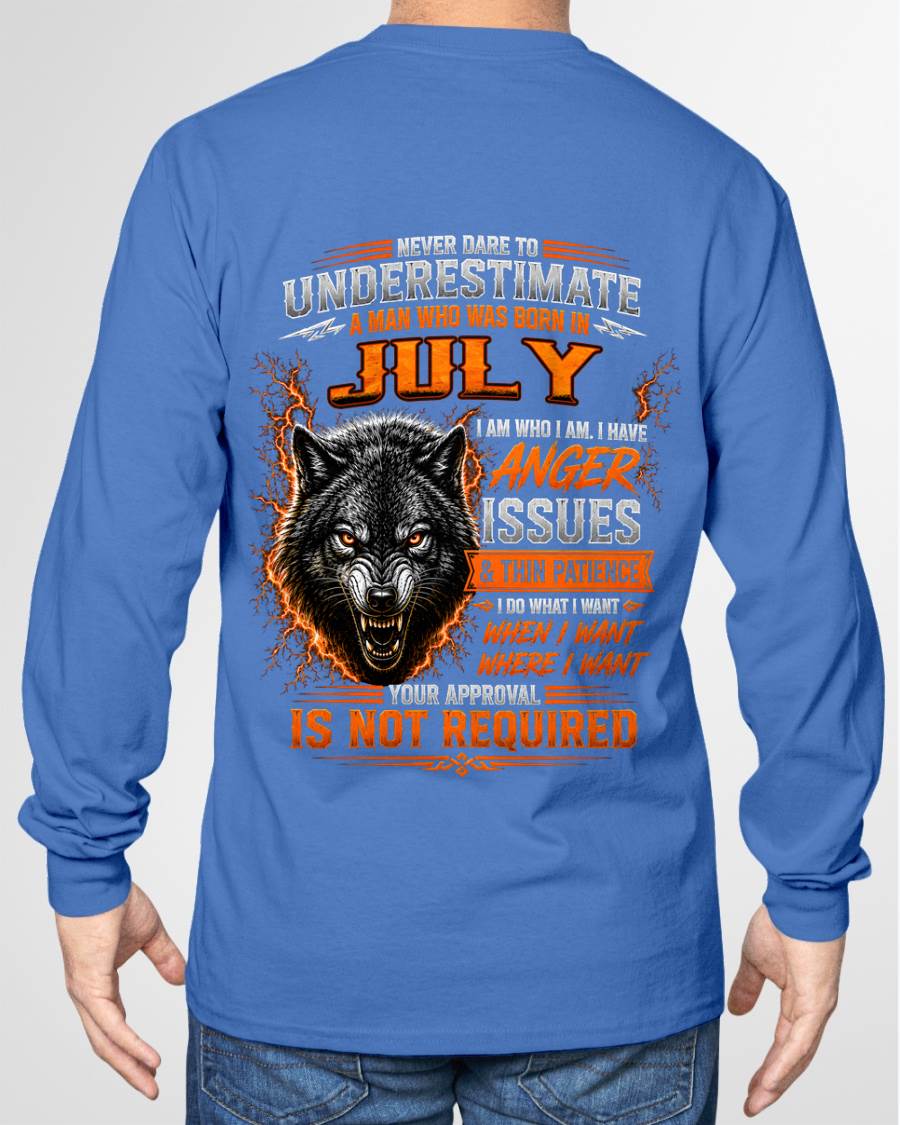 JULY MAN I DO WHAT I WANT SHIRT - FOR MAN - TLEE07 (SKU2608-244-07)