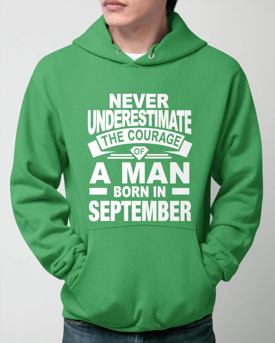 SEPTEMBER BORN MAN : COURAGE STRENGTH & PRIDE - FOR MAN - TLEE09 (SKU2606-126-09)