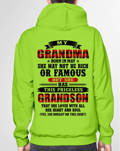 MAY GRANDMA - HER PRICELESS GRANDSON - FROM GRANDMA - TLEE05 (SKU2606-337-05)