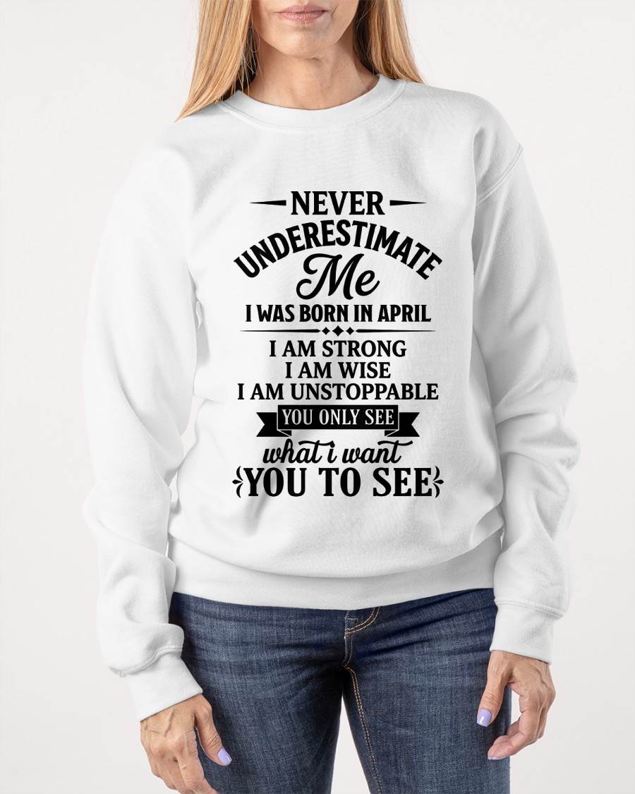 APRIL GIRL – NEVER UNDERESTIMATE ME - FOR WOMEN - TLEE04 (SKU2606-91-04)