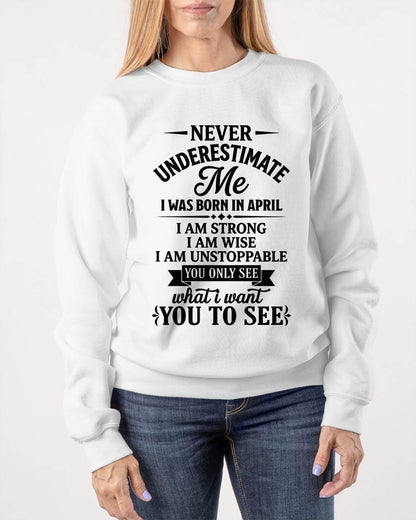 APRIL GIRL – NEVER UNDERESTIMATE ME - FOR WOMEN - TLEE04 (SKU2606-91-04)