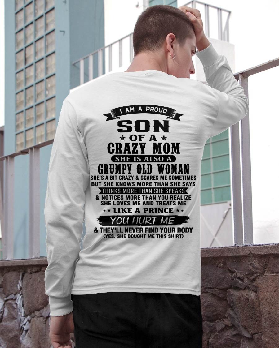 MY MOM IS CRAZY BUT SHE LOVES ME - FROM MOM - TLEE00 (SKU2606-354-00)