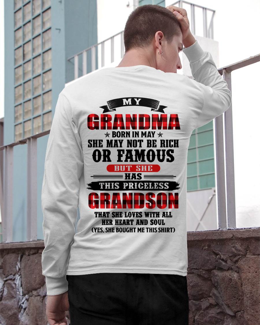 MAY GRANDMA - HER PRICELESS GRANDSON - FROM GRANDMA - TLEE05 (SKU2606-337-05)