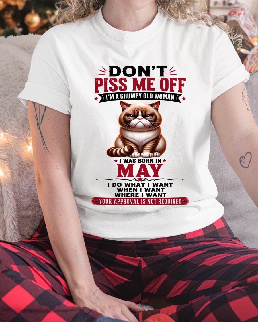 MAY – ZERO PATIENCE FUNNY CAT - FOR WOMEN - TLEE05 (SKU2608-291-05)