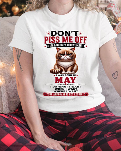 MAY – ZERO PATIENCE FUNNY CAT - FOR WOMEN - TLEE05 (SKU2608-291-05)
