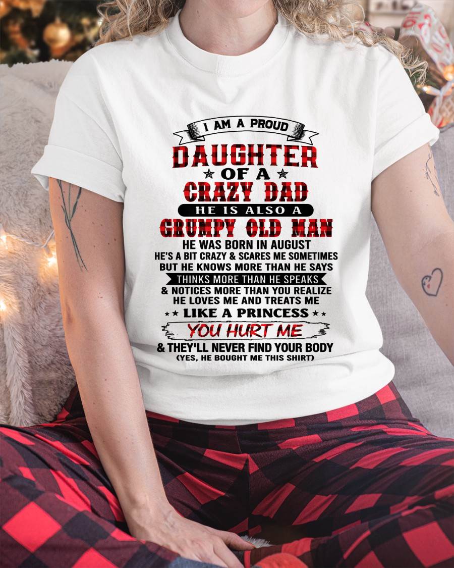 AUGUST - EVERY PRINCESS HAS A CRAZY DAD - FROM DAD - TLEE08 (SKU2608-627-08)