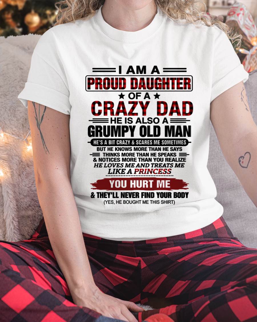 BEST DAD BEST DAUGHTER SHIRT - FROM DAD - TLEE00 (SKU2608-27-00)