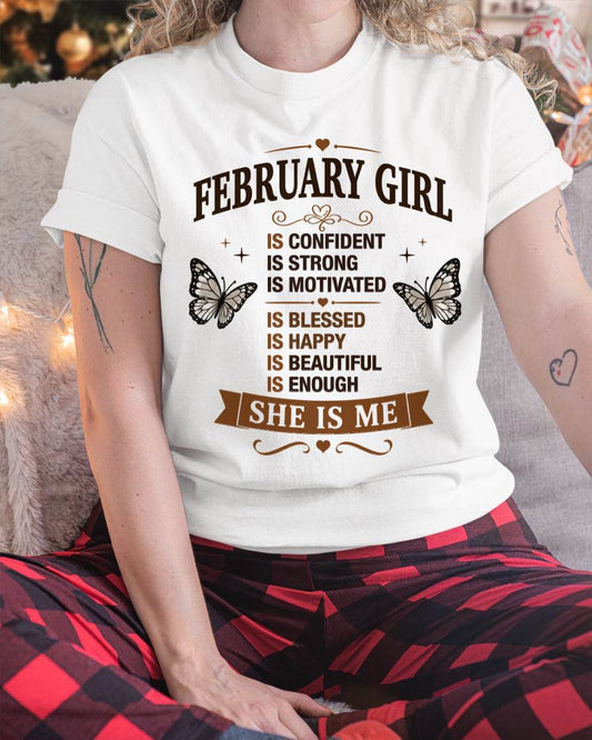 FEBRUARY GIRL – FAITH, STRENGTH & BEAUTY - FOR WOMEN - TLEE02 (SKU2605-378-02)