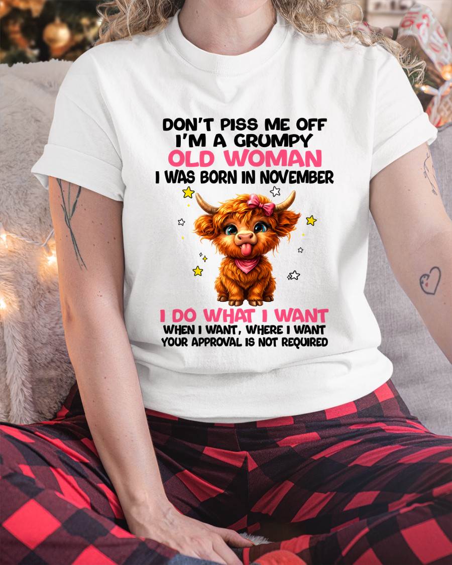 NOVEMBER GRUMPY LADY SHIRT - FOR WOMEN - TLEE11 (SKU2607-215-11)
