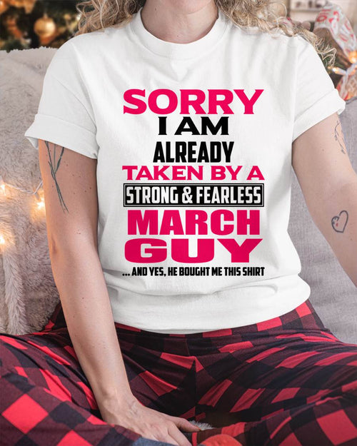 MY MARCH GUY BOUGHT ME THIS SHIRT - FROM HUSBAND - TLEE03 (SKU2605-65-03)