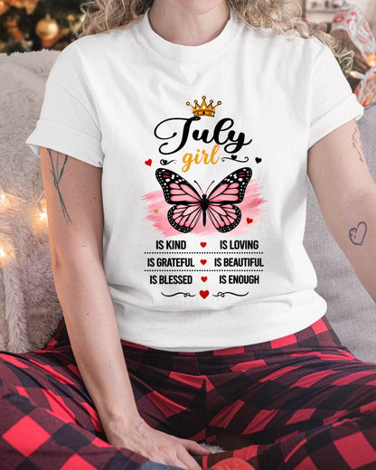 JULY GIRL BUTTERFLY SHIRT - FOR WOMEN - TLEE07 (SKU2608-593-07)