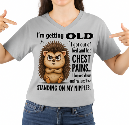 CUTE ANIMAL SHIRT WITH FUNNY SAYING – HUMOR TEE FOR AGING GRACEFULLY - GIFT FOR WOMEN - TLEE00 (SKU09-68-00)