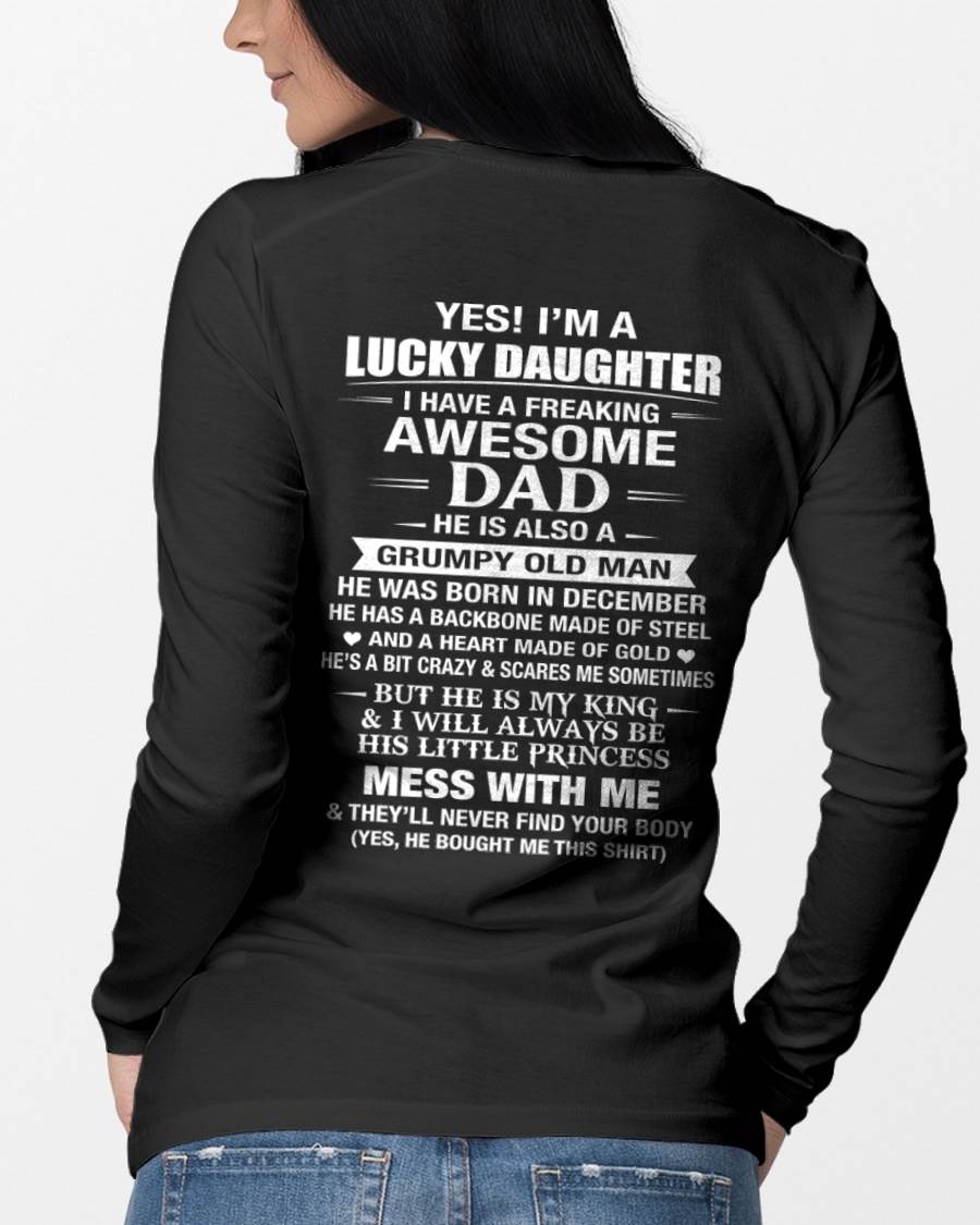 DECEMBER - BEHIND EVERY STRONG GIRL IS AN AWESOME DAD - FROM DAD - TLEE12 (SKU2605-405-12)