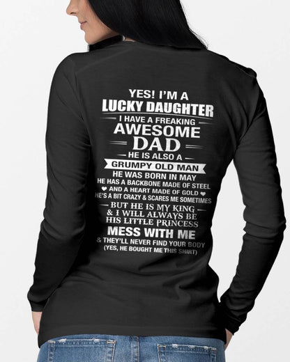 MAY - BEHIND EVERY STRONG GIRL IS AN AWESOME DAD - FROM DAD - TLEE05 (SKU2605-405-05)