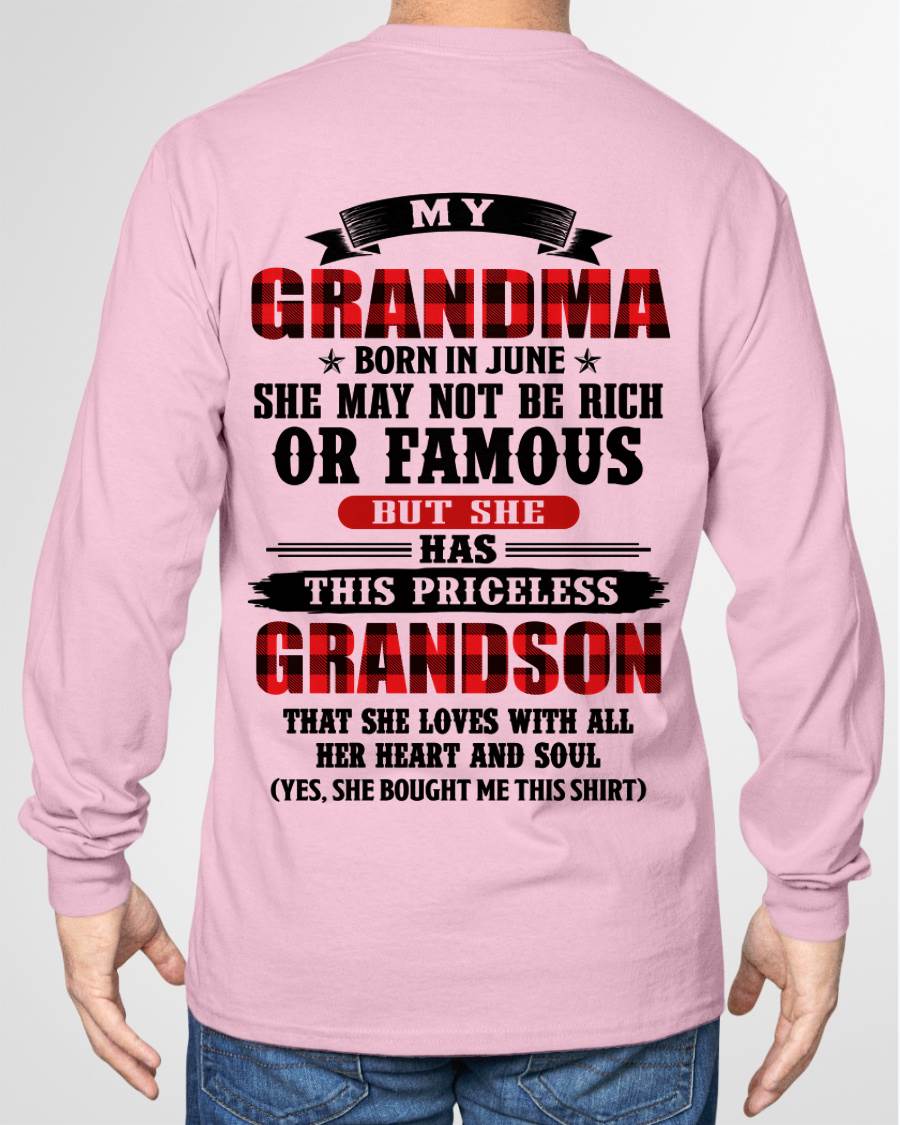 JUNE GRANDMA - HER PRICELESS GRANDSON - FROM GRANDMA - TLEE06 (SKU2606-337-06)