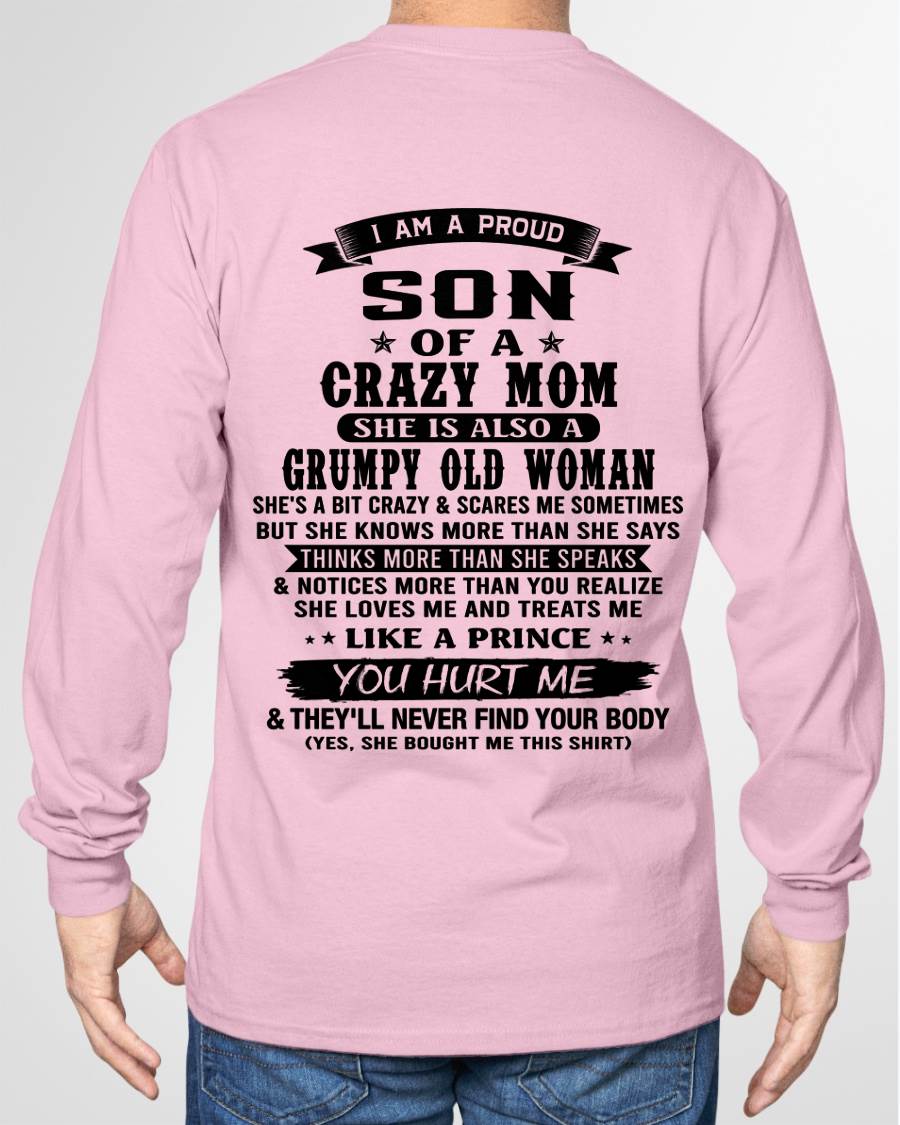 MY MOM IS CRAZY BUT SHE LOVES ME - FROM MOM - TLEE00 (SKU2606-354-00)
