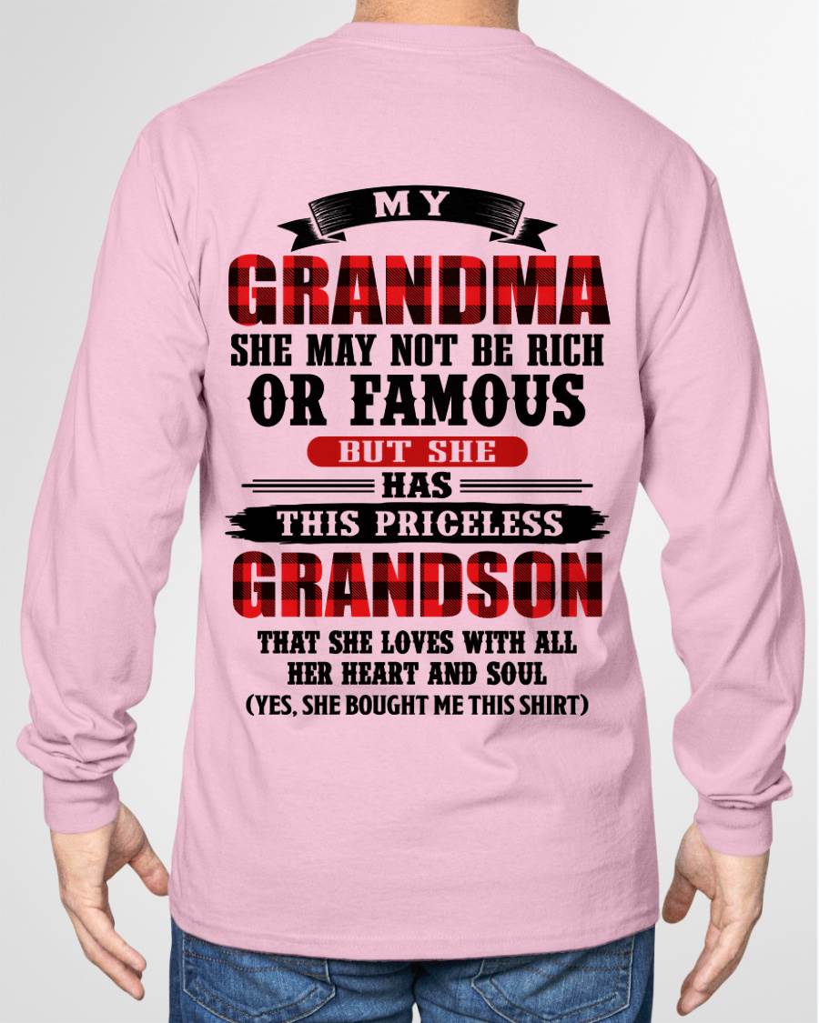 HER PRICELESS GRANDSON - FROM GRANDMA - TLEE00 (SKU2606-337-00)