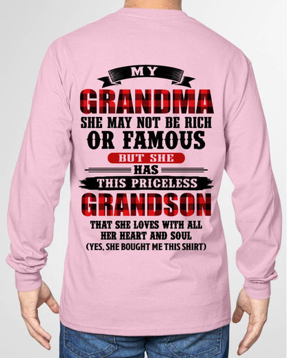 HER PRICELESS GRANDSON - FROM GRANDMA - TLEE00 (SKU2606-337-00)