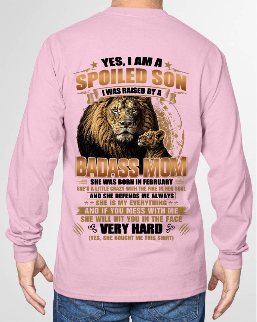 FEBRUARY MOM GIFT FOR SON SHIRT - FROM MOM - TLEE02 (SKU2605-404-02)