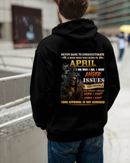 APRIL - NEVER UNDERESTIMATE A MAN WHO KNOWS WHO HE IS - FOR MAN - TLEE04 (SKU26T-01156-04)