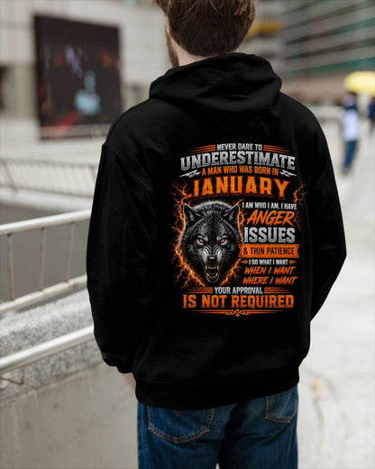 JANUARY MAN I DO WHAT I WANT SHIRT - FOR MAN - TLEE01 (SKU2608-244-01)