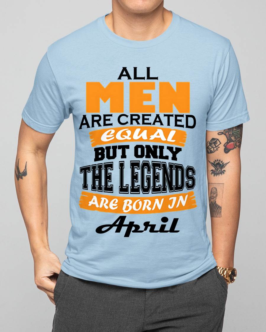 APRIL BORN – ONLY LEGENDS ARE CREATED - FOR MAN - TLEE04 (SKU2606-281-04)
