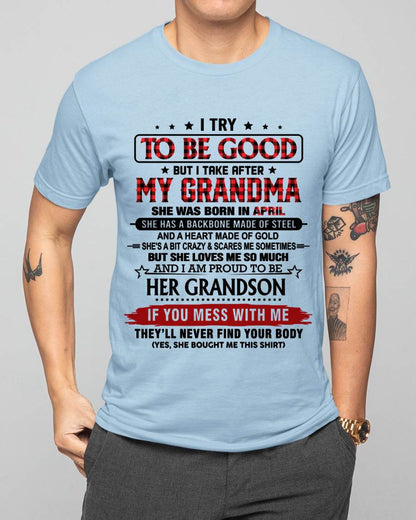 APRIL - I TRY TO BE GOOD BUT I TAKE AFTER MY GRANDMA - FROM GRANDMA - TLEE04 (SKU26T-01289-04)