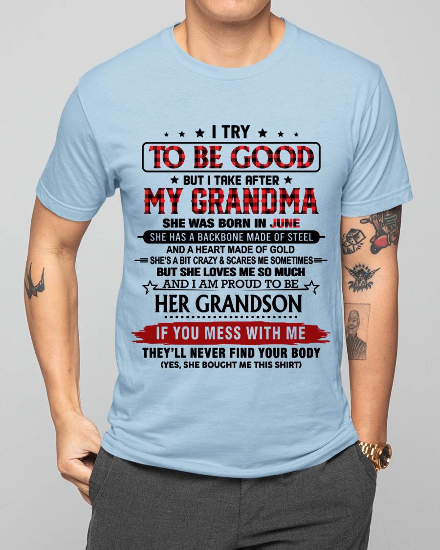 JUNE - I TRY TO BE GOOD BUT I TAKE AFTER MY GRANDMA - FROM GRANDMA - TLEE06 (SKU26T-01289-06)
