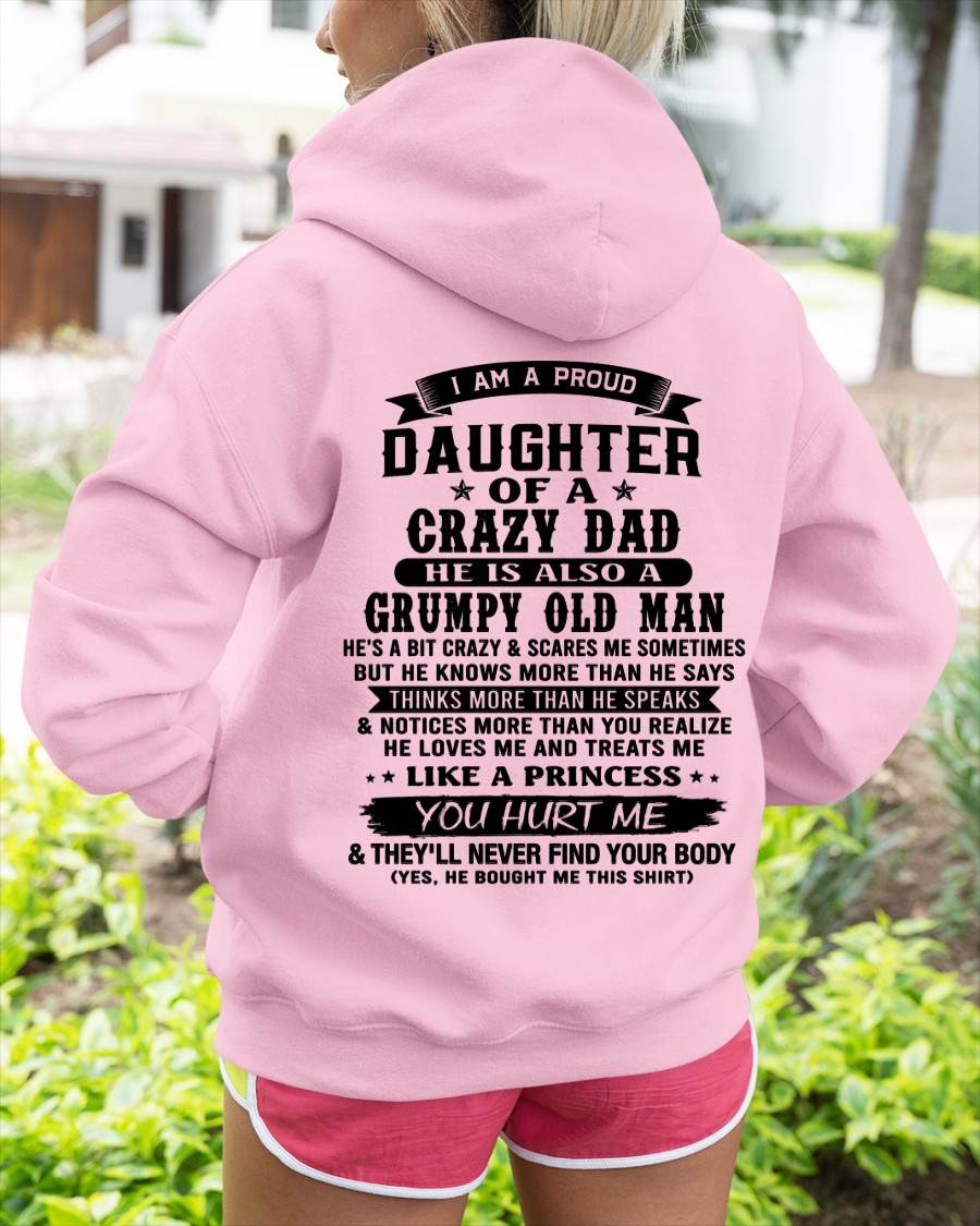 FUNNY DAD AND DAUGHTER SHIRT - FROM DAD - TLEE00 (SKU2606-394-00)