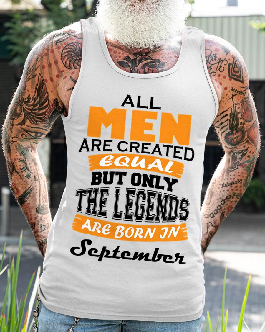 SEPTEMBER BORN – ONLY LEGENDS ARE CREATED - FOR MAN - TLEE09 (SKU2606-281-09)
