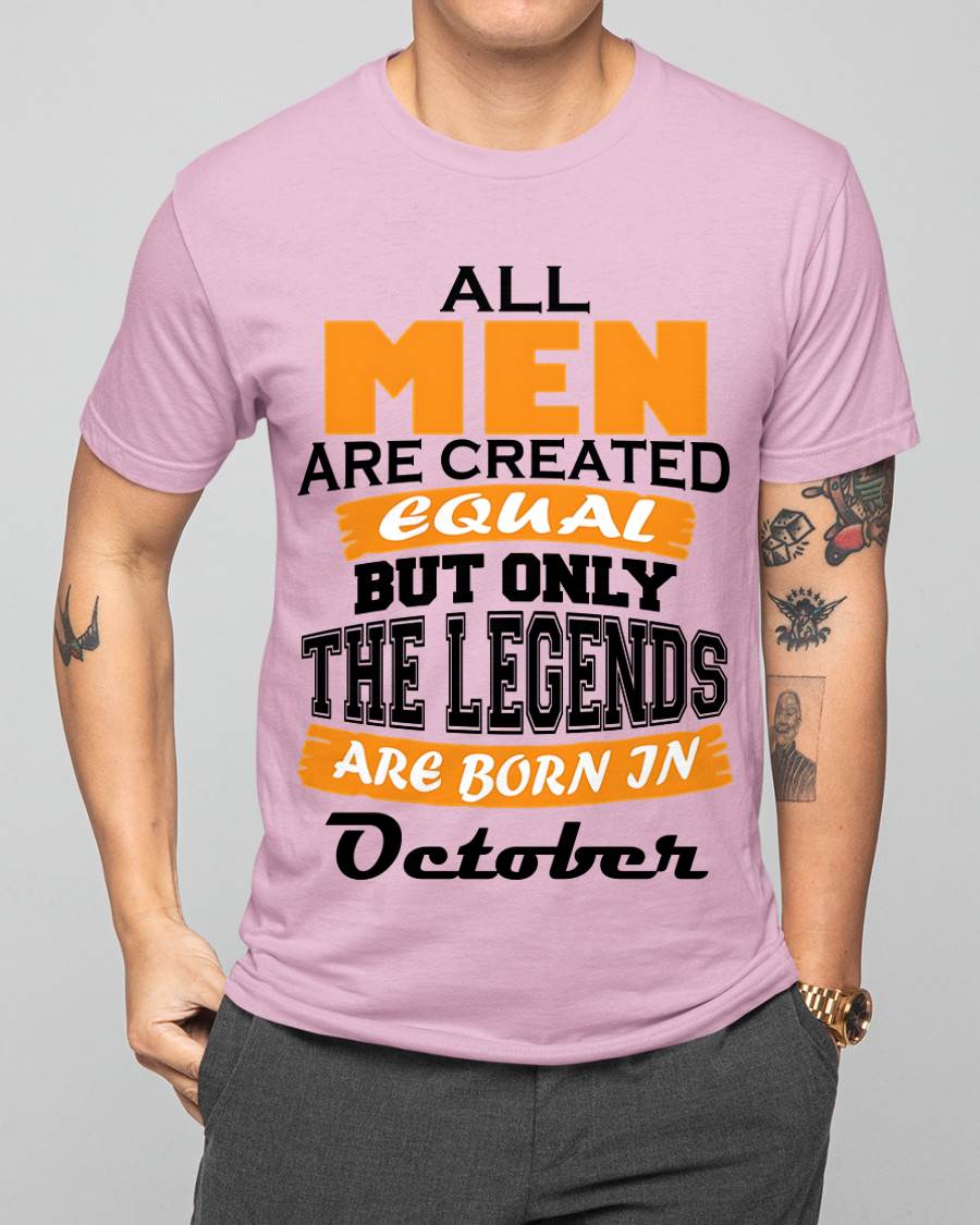 OCTOBER BORN – ONLY LEGENDS ARE CREATED - FOR MAN - TLEE10 (SKU2606-281-10)