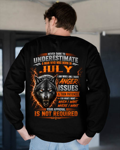 JULY MAN I DO WHAT I WANT SHIRT - FOR MAN - TLEE07 (SKU2608-244-07)