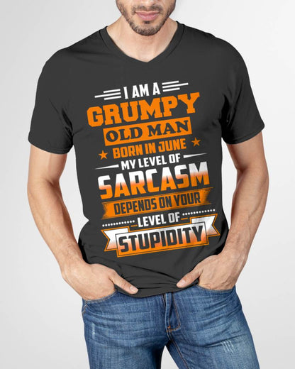 JUNE GRUMPY OLD MAN SHIRT - FOR MAN - TLEE06 (SKU2605-128-06)