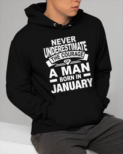 JANUARY BORN MAN : COURAGE STRENGTH & PRIDE - FOR MAN - TLEE01 (SKU2606-126-01)