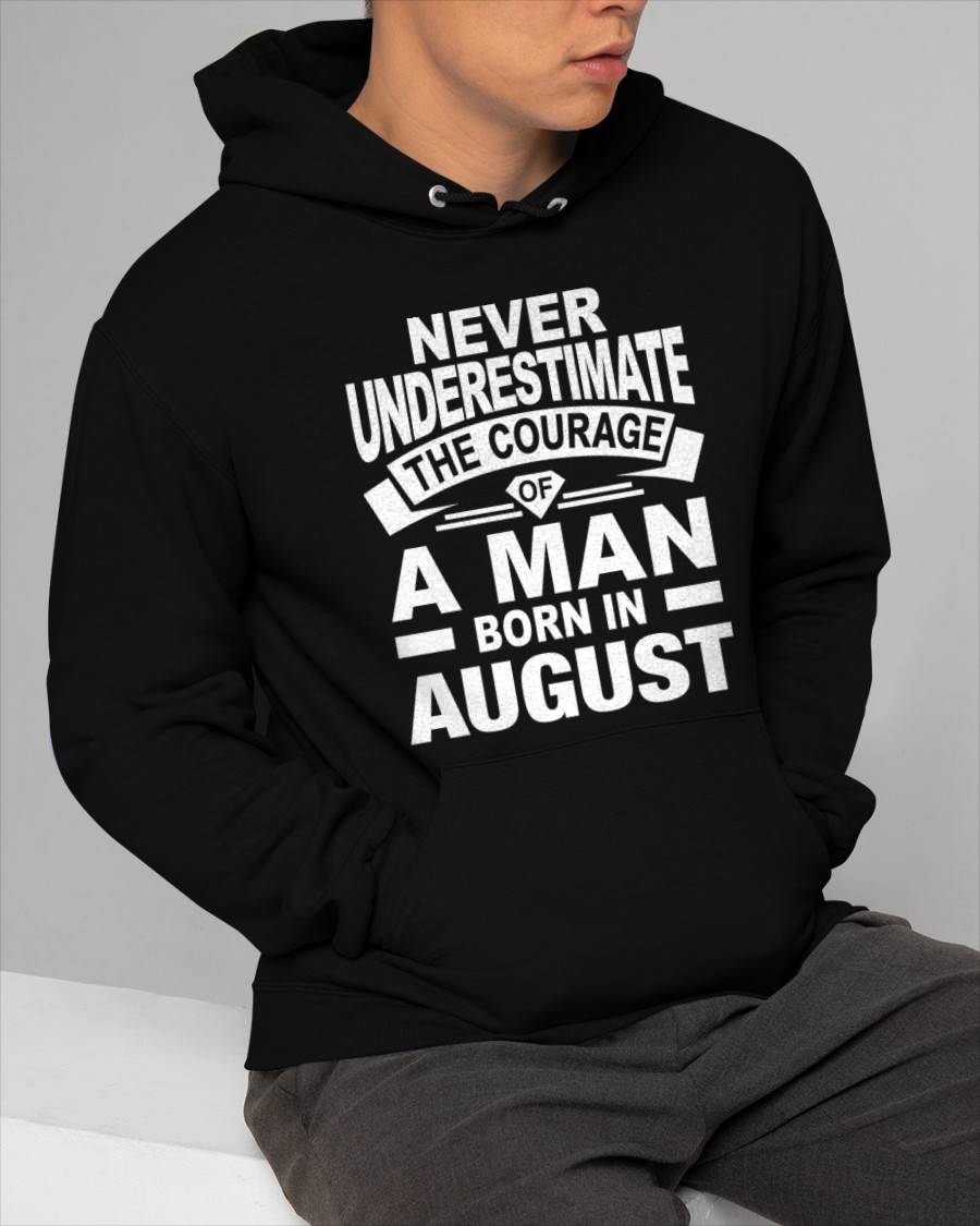 AUGUST BORN MAN : COURAGE STRENGTH & PRIDE - FOR MAN - TLEE08 (SKU2606-126-08)