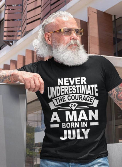 JULY BORN MAN : COURAGE STRENGTH & PRIDE - FOR MAN - TLEE07 (SKU2606-126-07)