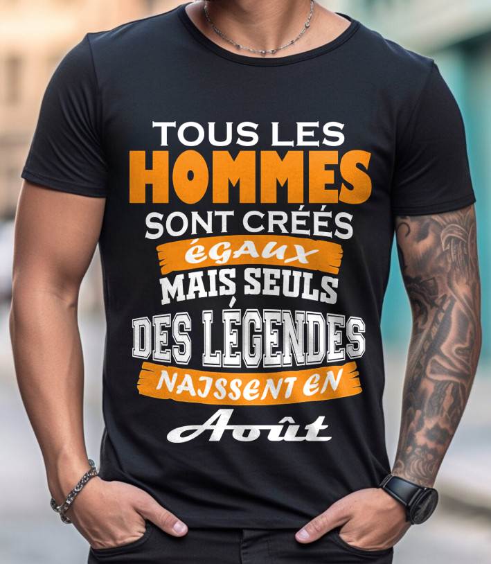 AOÛT : MOIS DES LÉGENDES - POUR HOMME - TLEE08 (SKU2604-291-08)