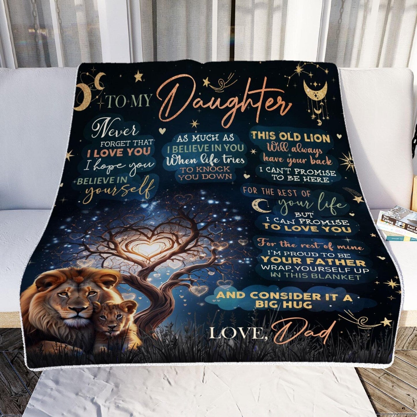 Special Gift For Your Daughter Blanket - From Dad